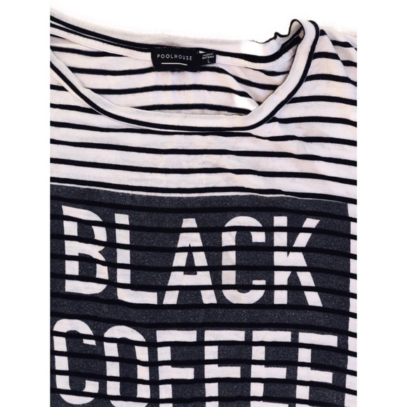 3/$20🌸 POOLHOUSE Striped Graphic Tee - Picture 5 of 7